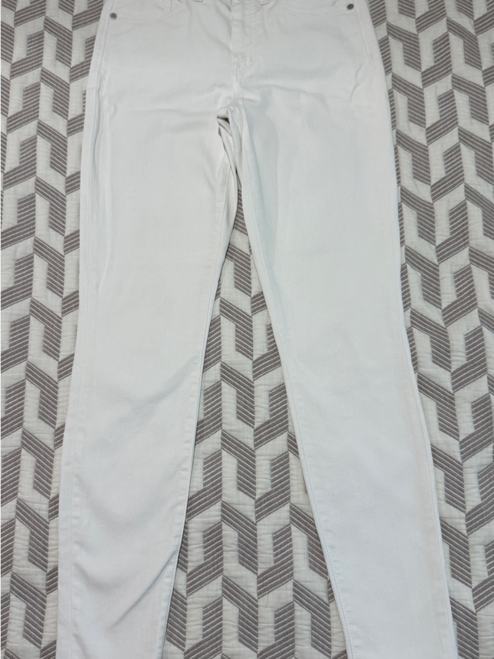 Madewell 9" High Riser Skinny Jeans White 27T - Picture 2 of 11